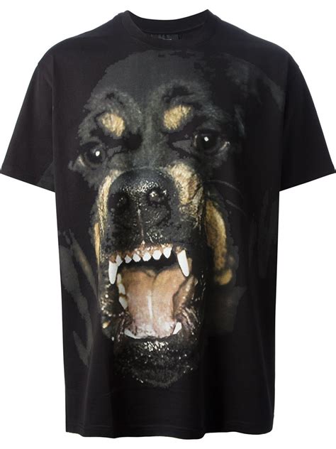 givenchy t shirt dog woman|black givenchy shirt.